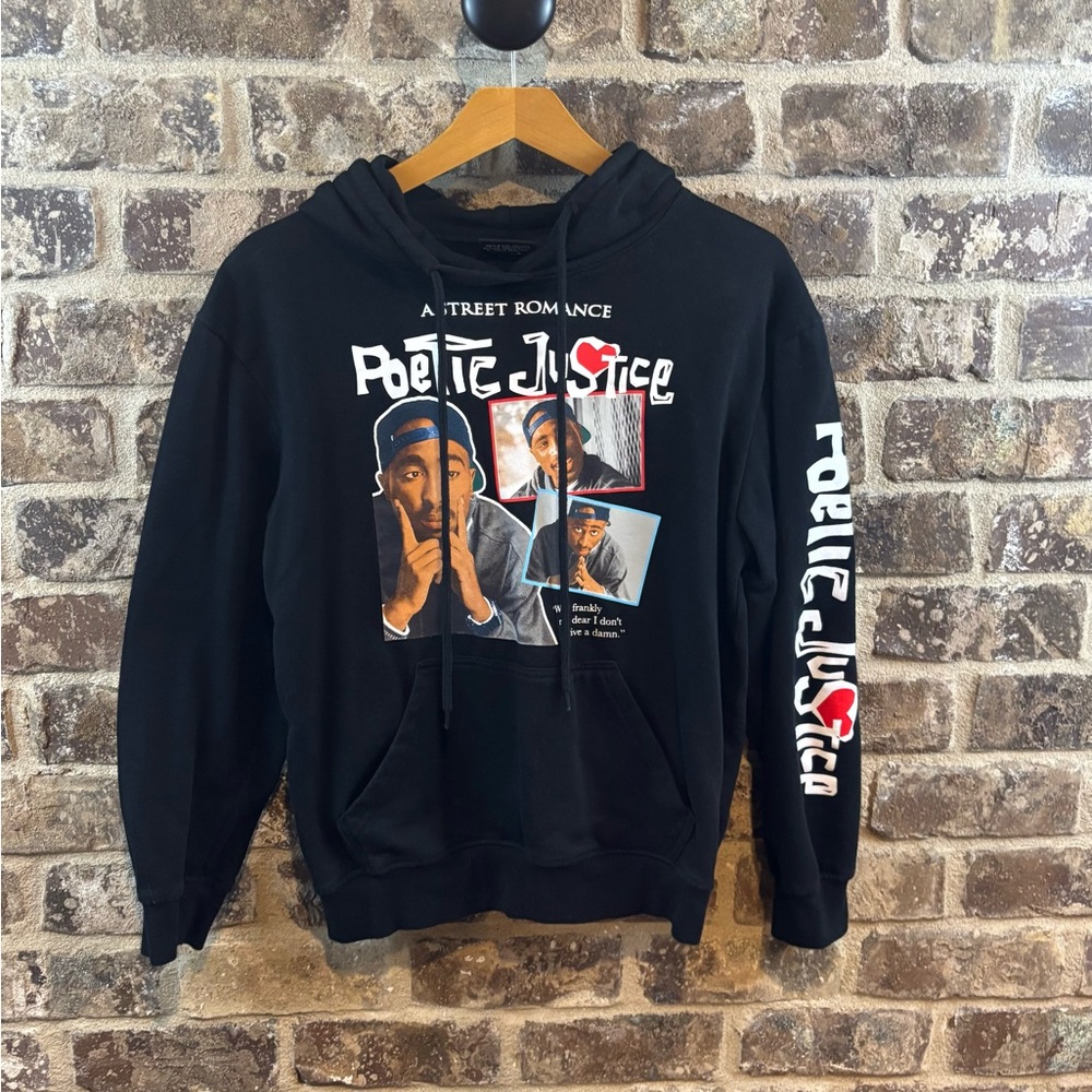 Chemistry Poetic Justice Black Hoodie Womens Sz S